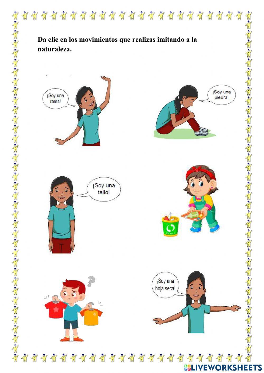 Movimientos del cuerpo