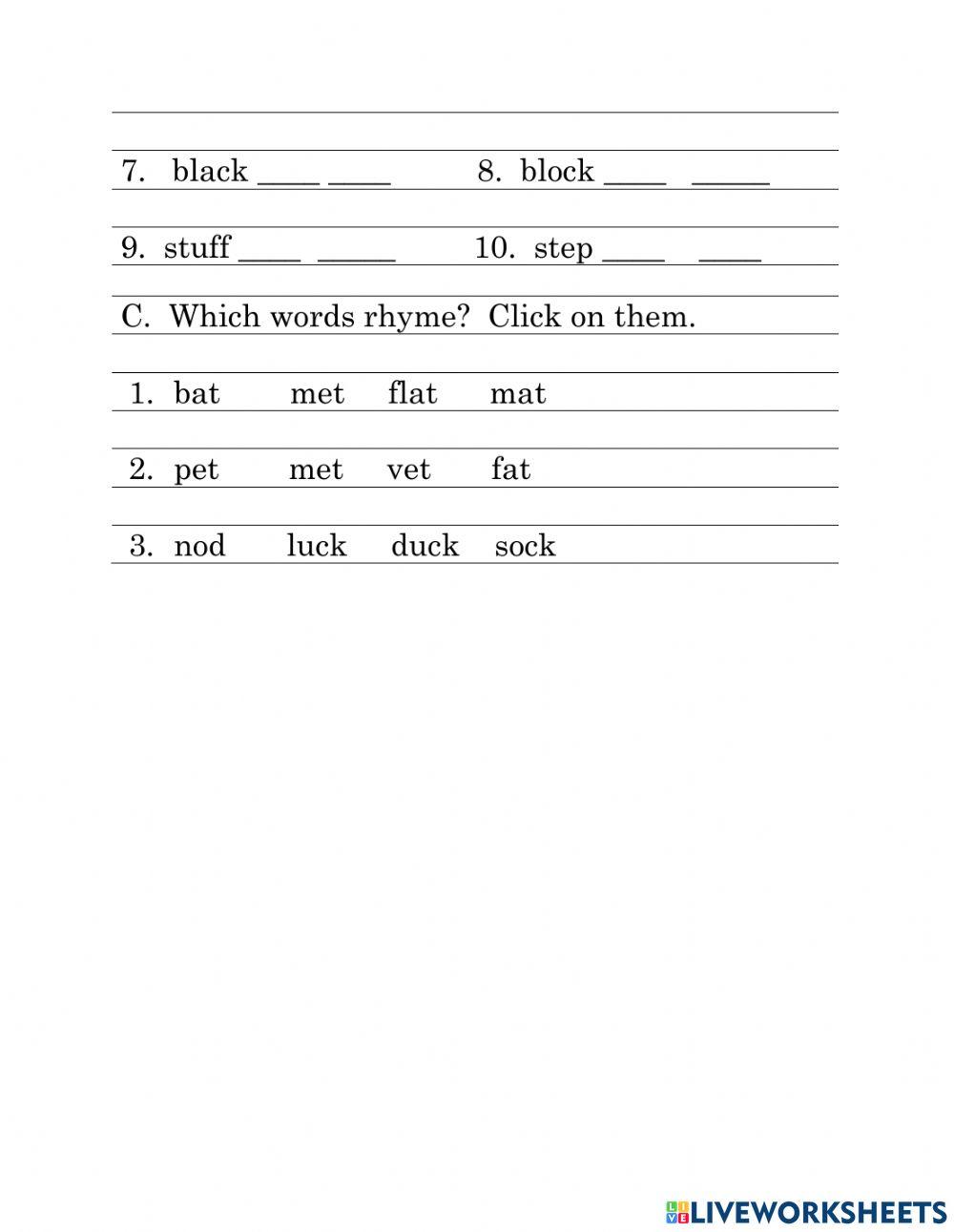 Short Vowels