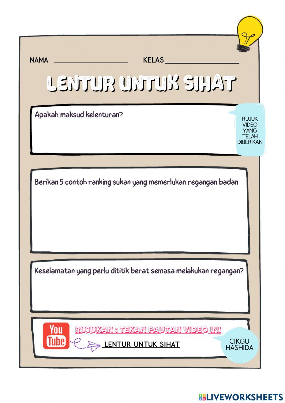 Lentur untuk sihat