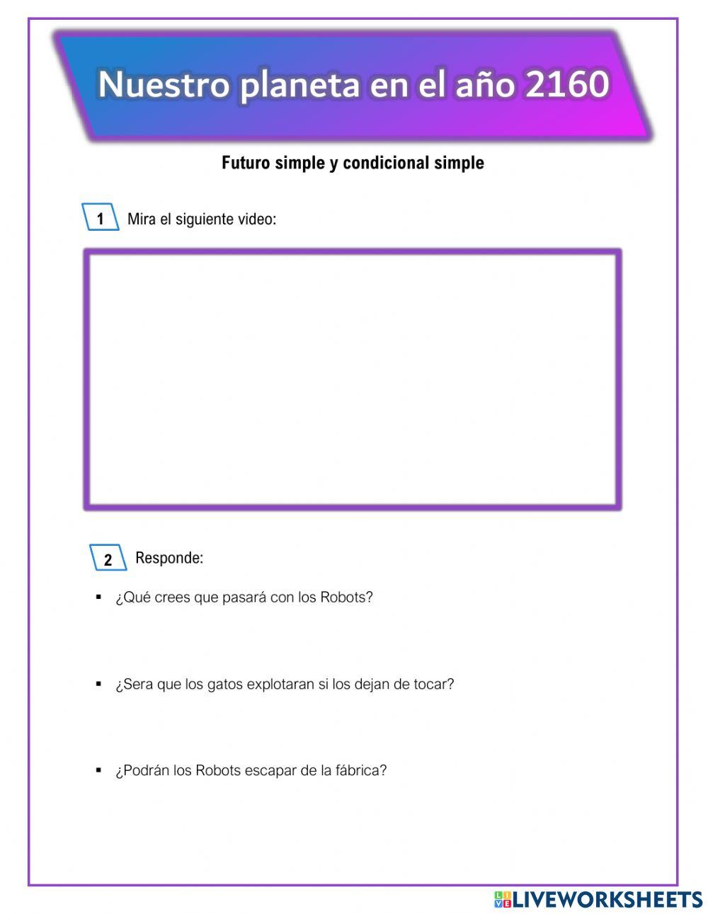 Futuro y condicional simple