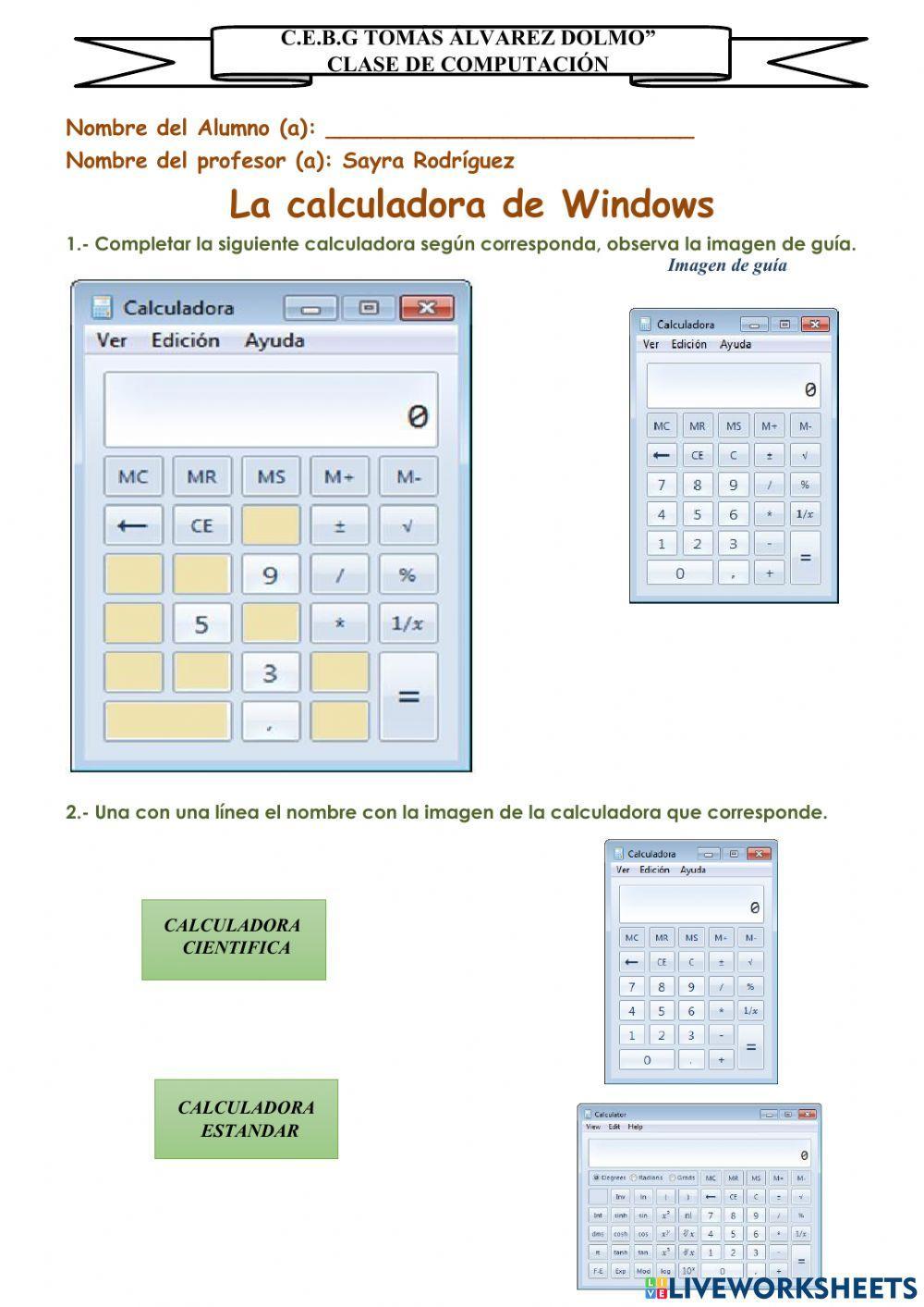 Calculadora de Windows
