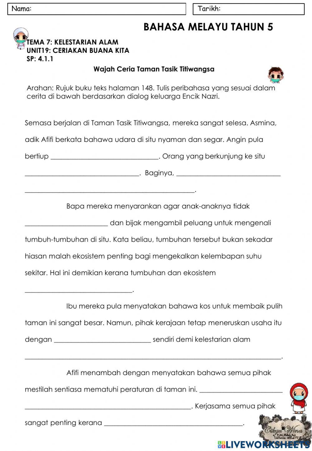 Wajah Ceria Taman Tasik Titiwangsa