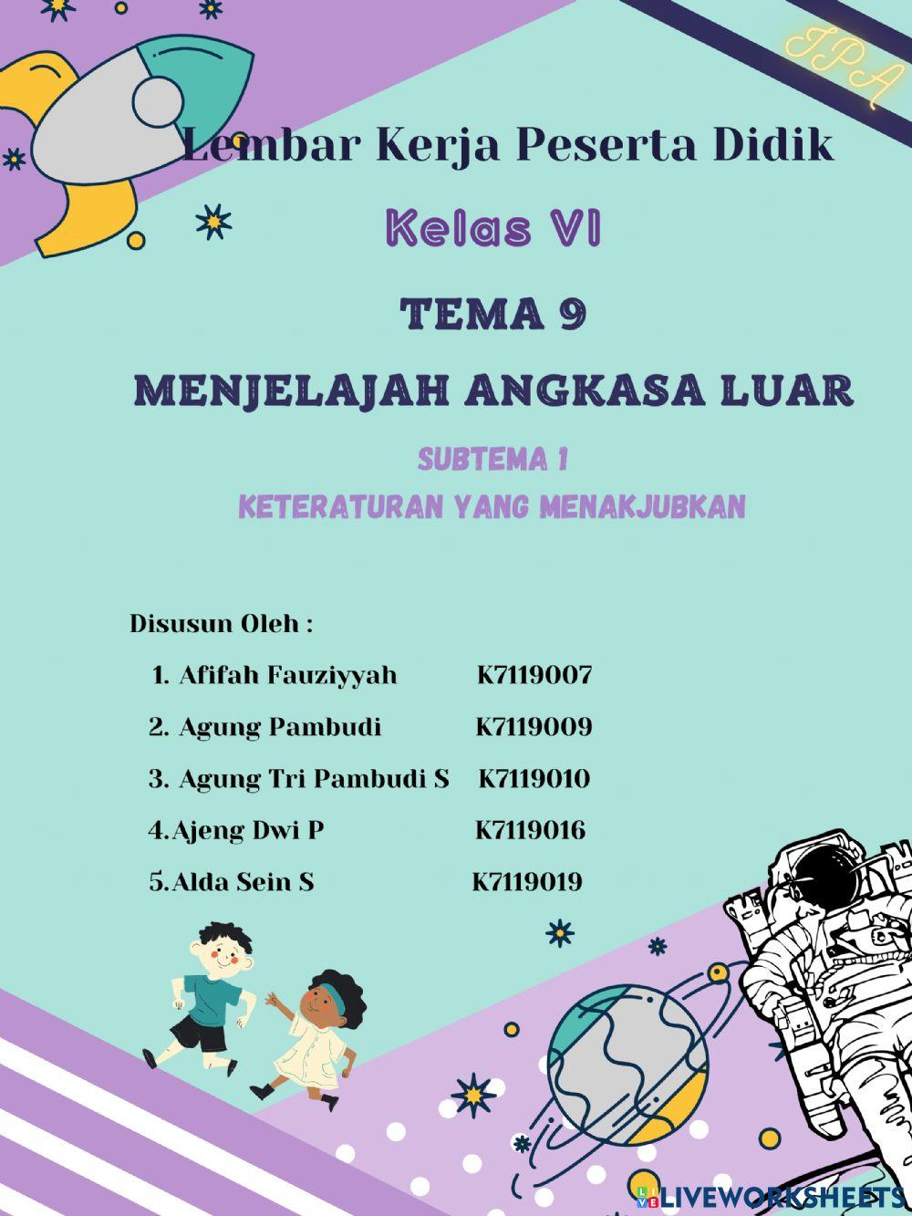 LKPD ipa kelas 6 tema 9
