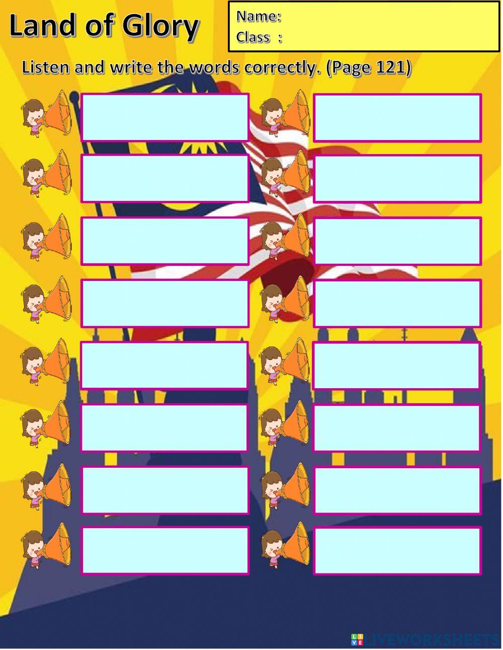 Year 6 unit 12 Land of Glory: Zero Articles