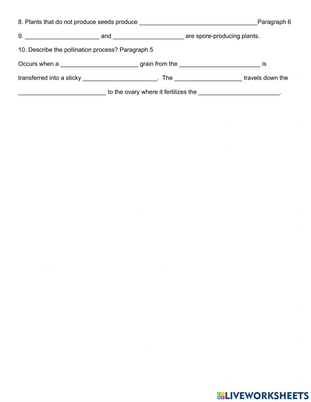 Pollination Assignment