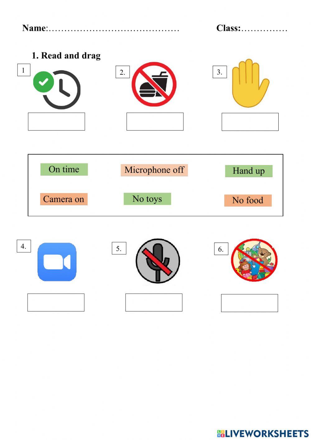 Rules-Greetings worksheet | Live Worksheets