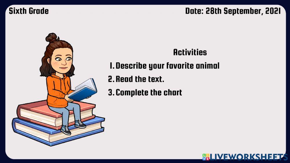 SIXTH GRADE -The natural world-