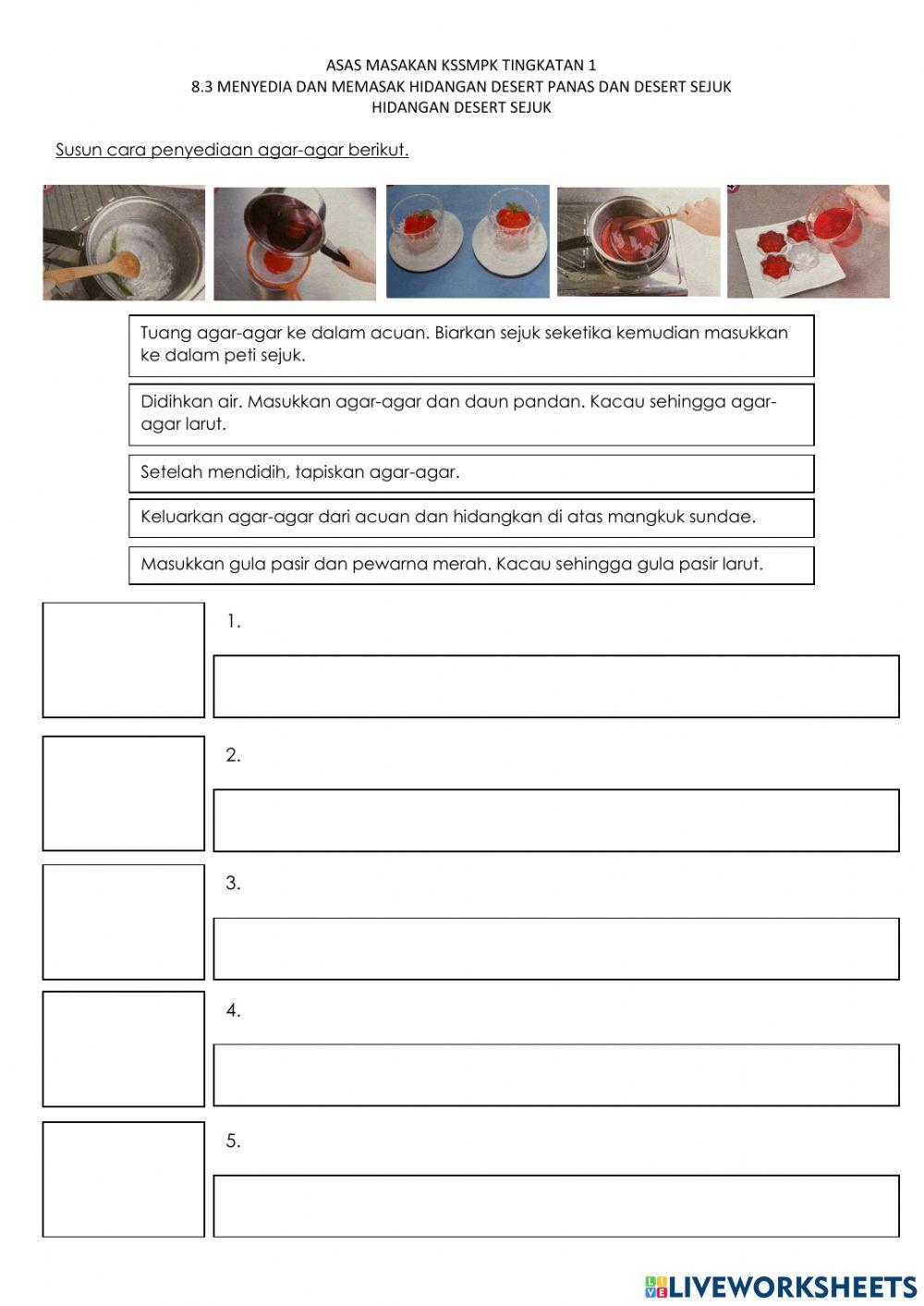 Cara penyediaan agar-agar