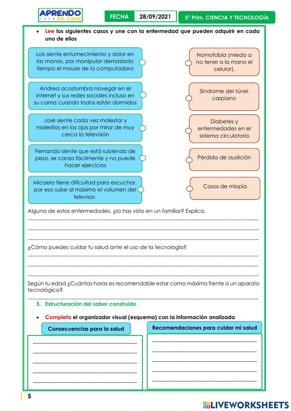 Influencia del uso de las tecnologías de la información y la  comunicación en nuestra salud.