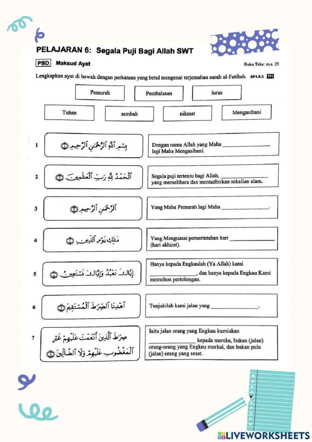 Segala puji bagi allah