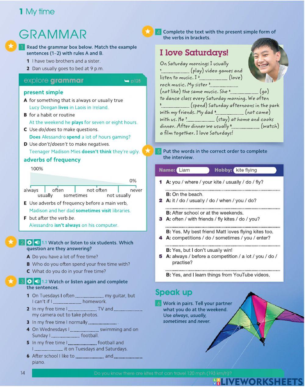 Grammar-simple present