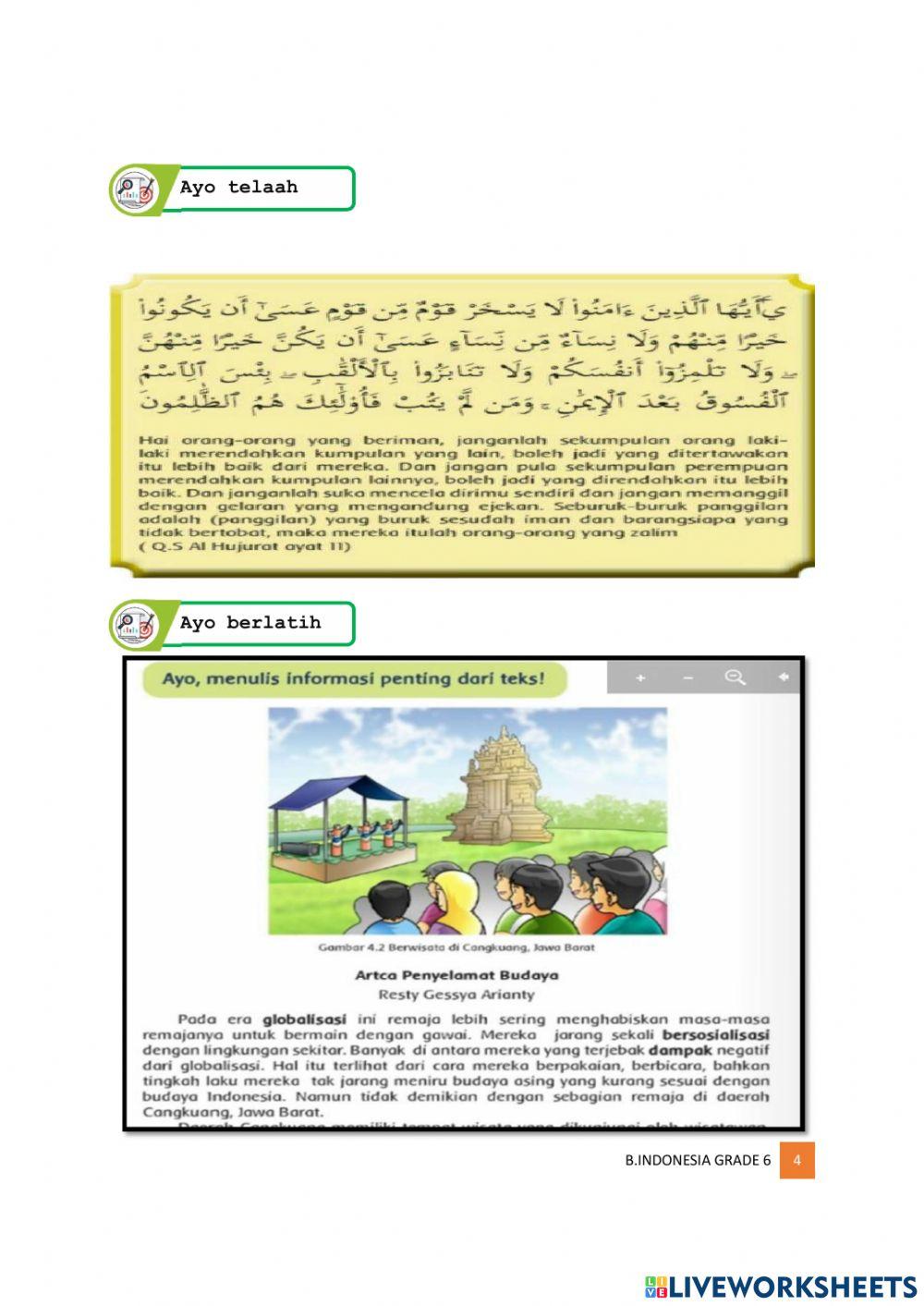 Tema 4 . Globalisasi