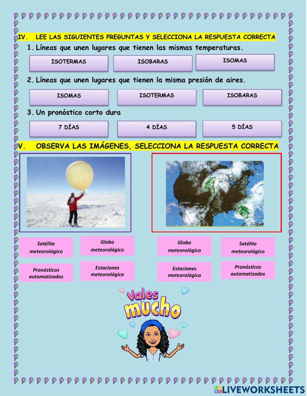 El tiempo metereológicos