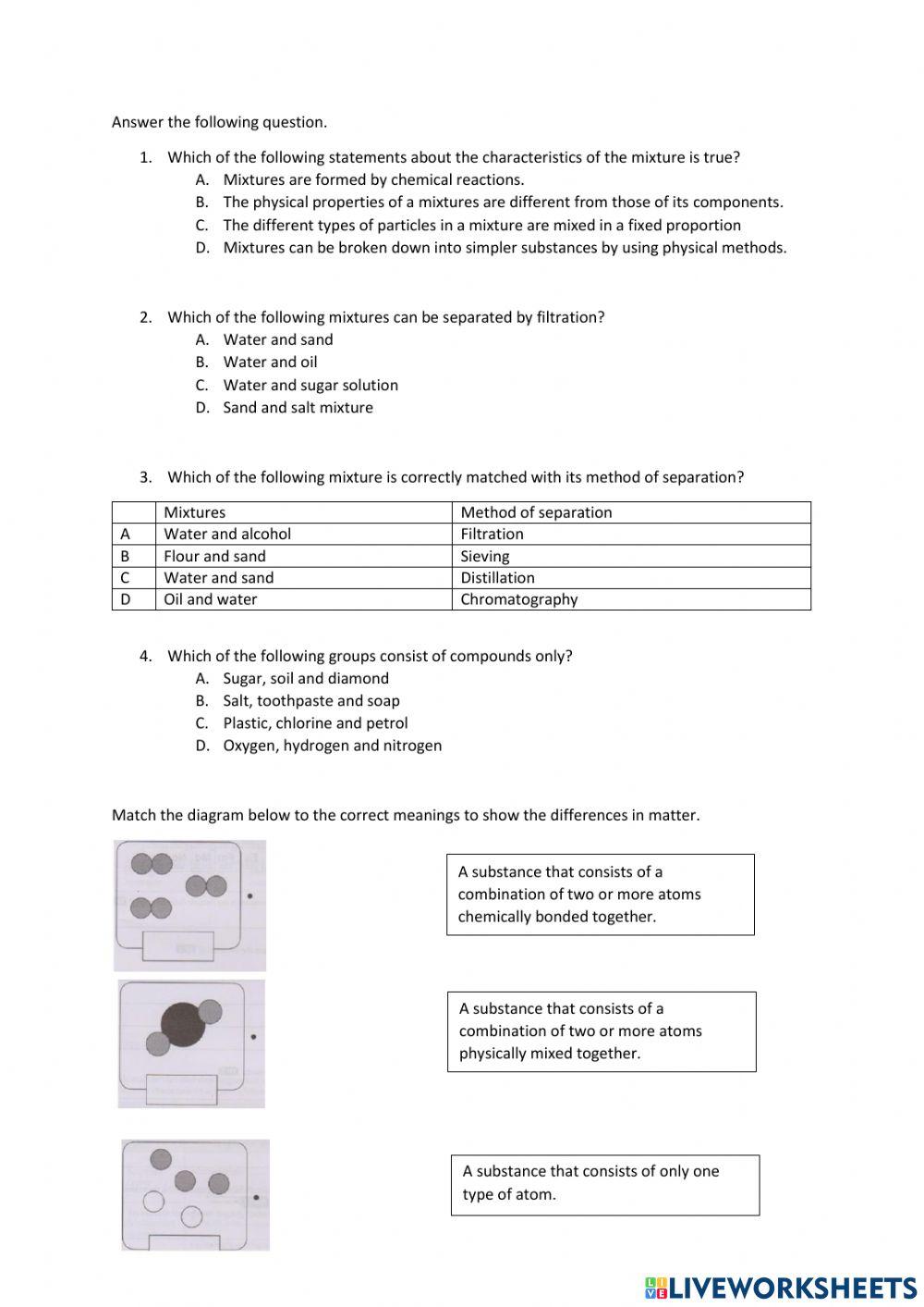 Science chapter 6 Science chapter 6