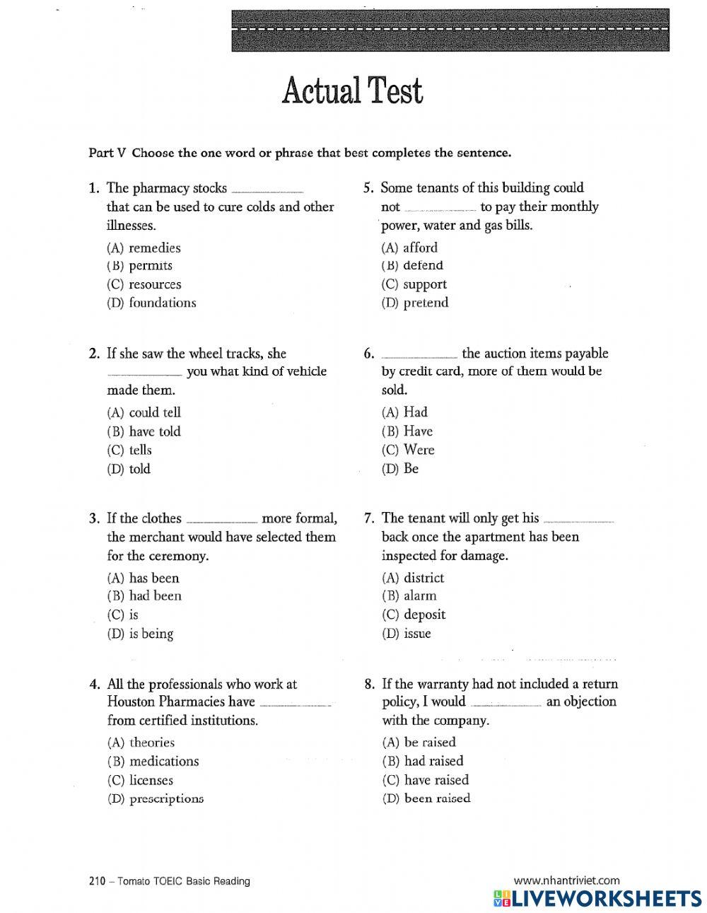 Homework conditional