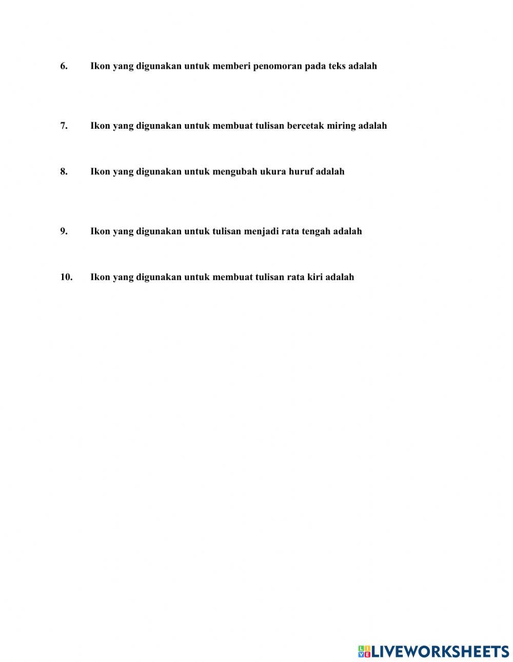 Latihan utk Kelas TKJ