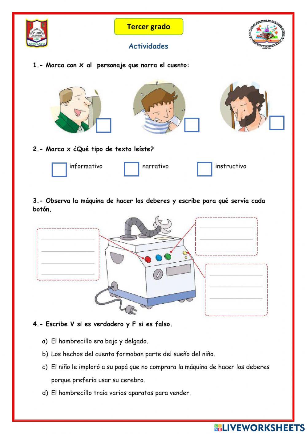 La máquina de hacer los deberes