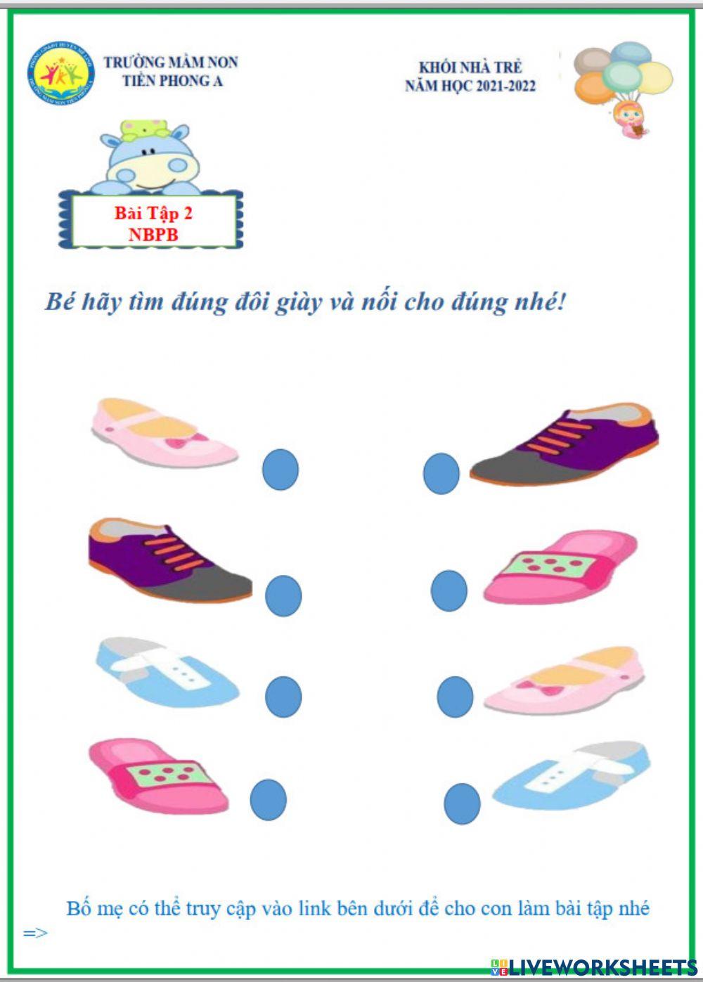 Nối cặp cho đúng