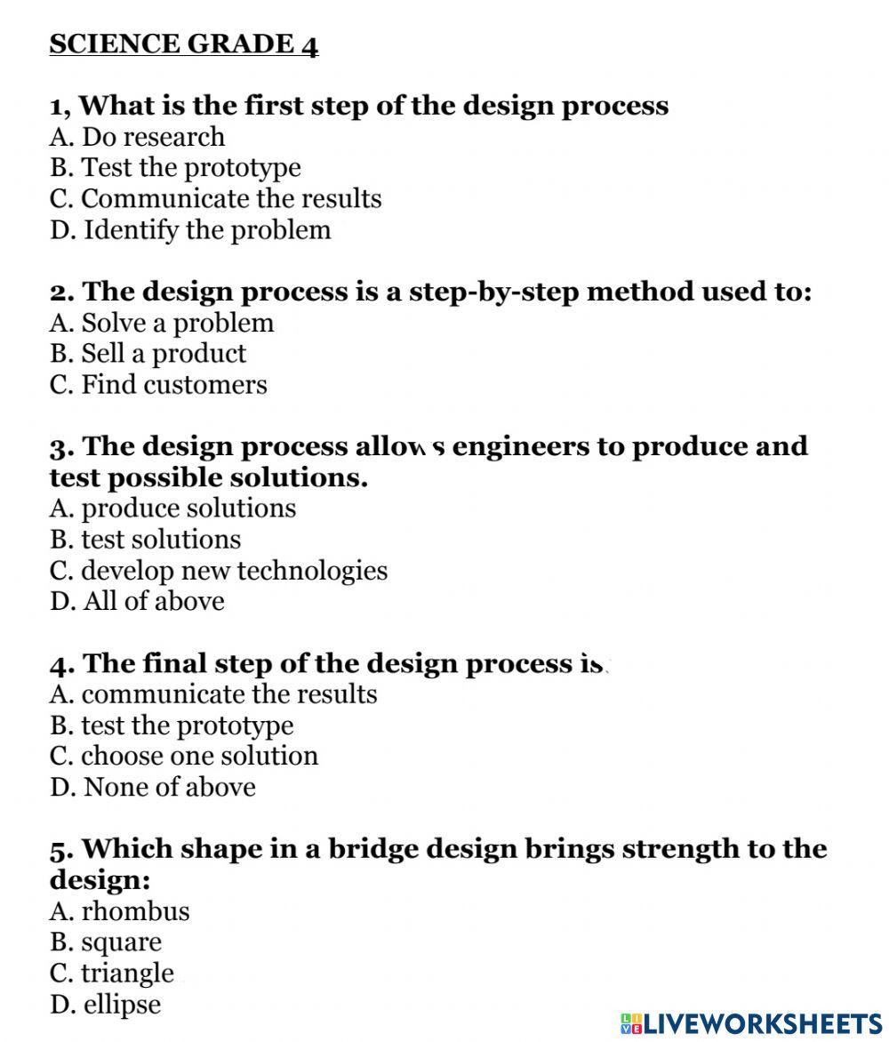 Science Grade 4 week 4