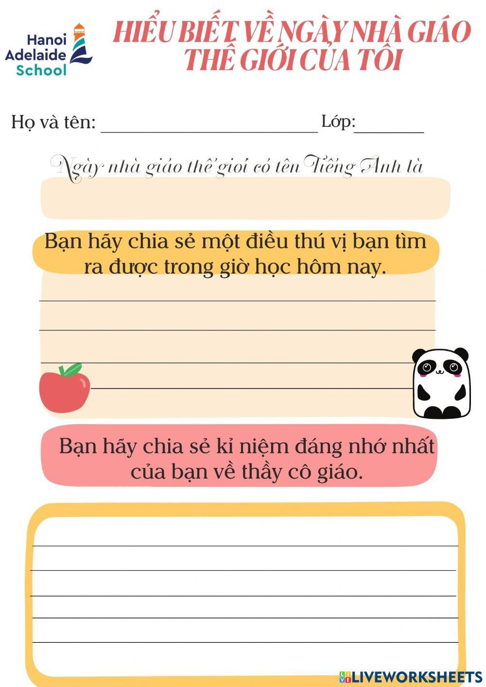 Giờ 1-Chiêm nghiệm