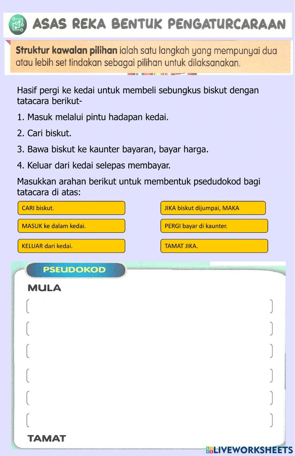 Struktur Kawalan Pilihan