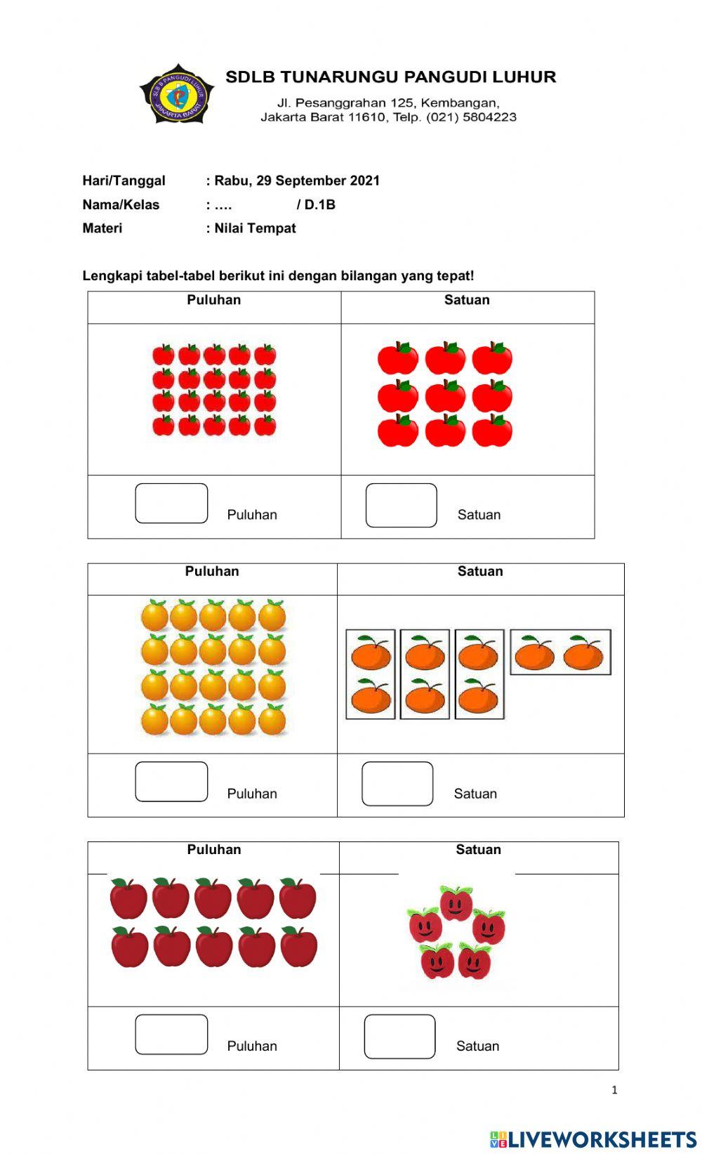 Latihan matematika