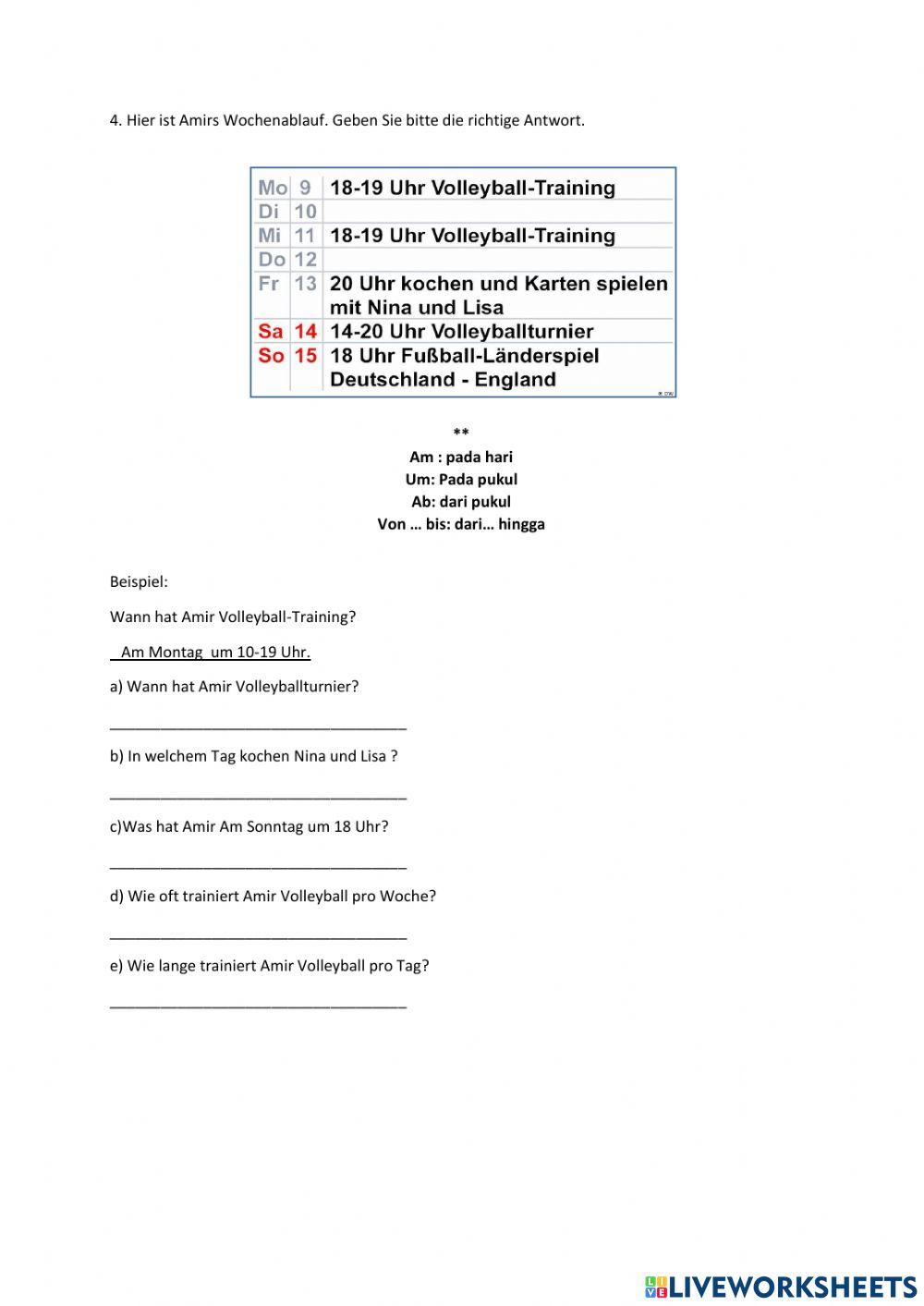 Ujian Sumatif  2 Bahasa Jerman Form 1