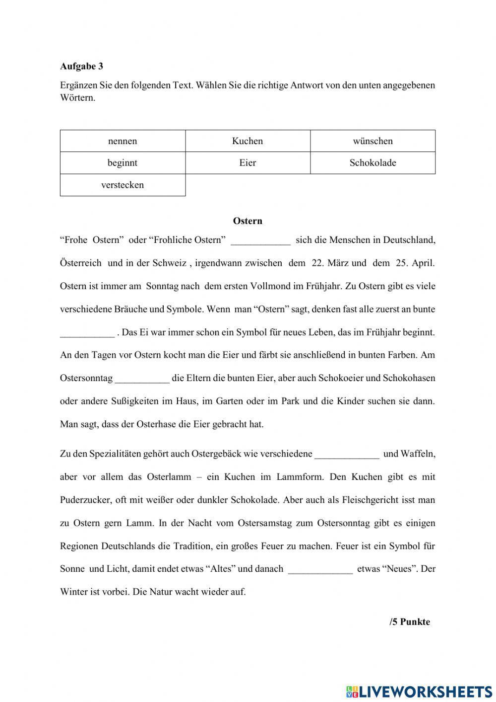 Ujian Sumatif 2 Bahasa Jerman Tingkatan 5