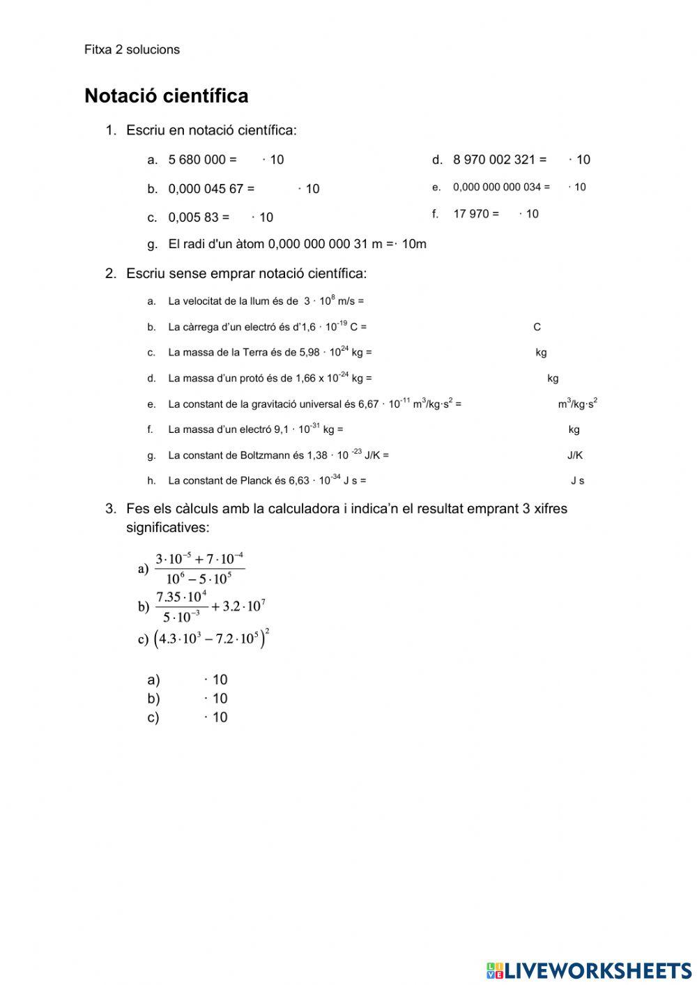 Notació científica