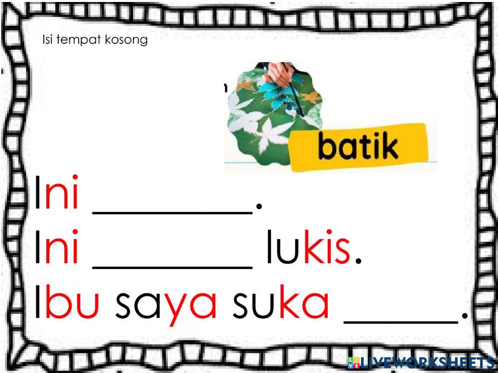 Isi tempat kosong by Cikgu Rohaya