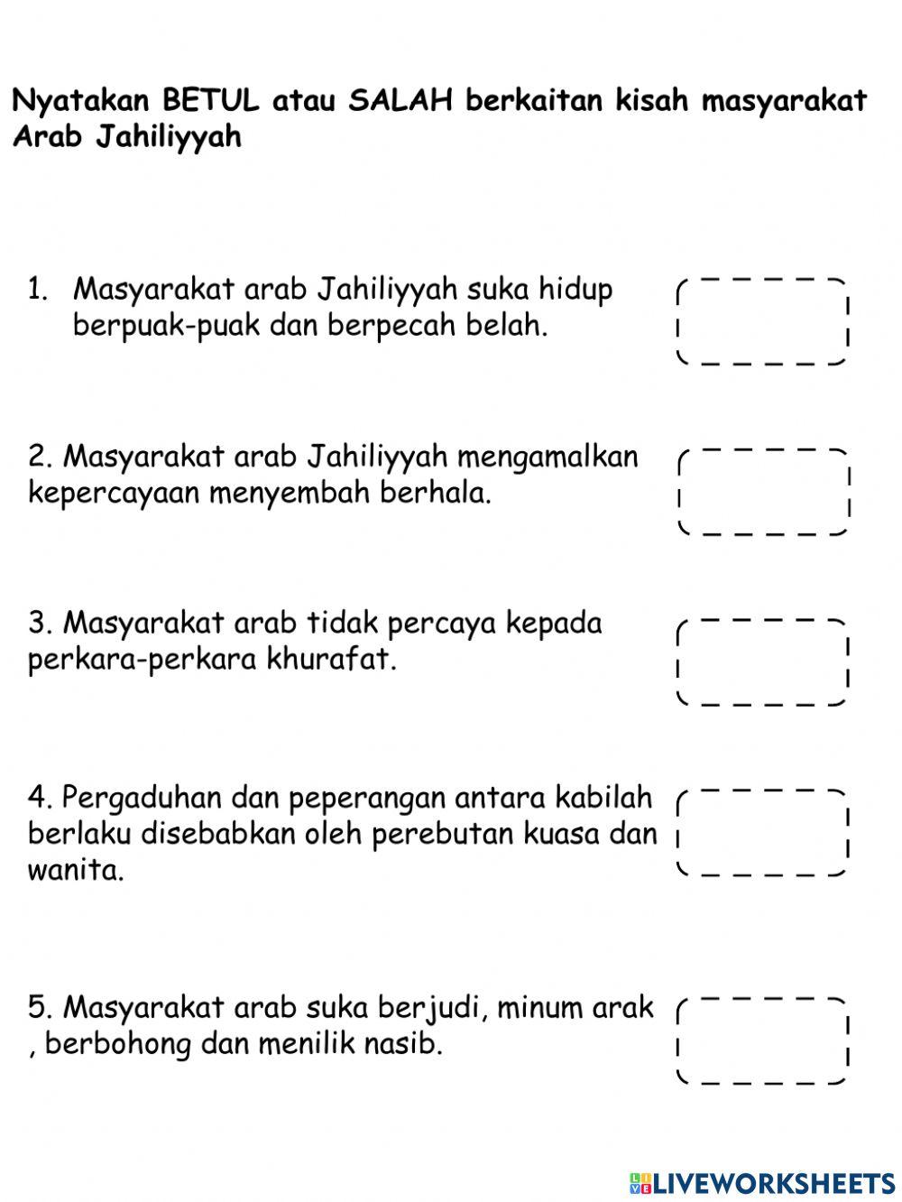 Nabi muhammad dan masyarakat arab