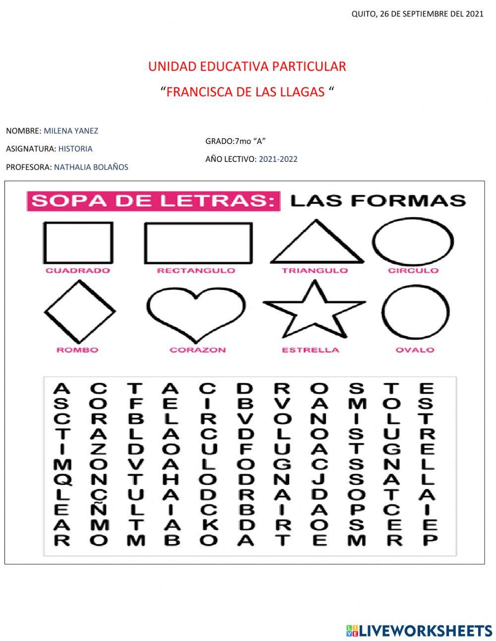 Sopa de letras