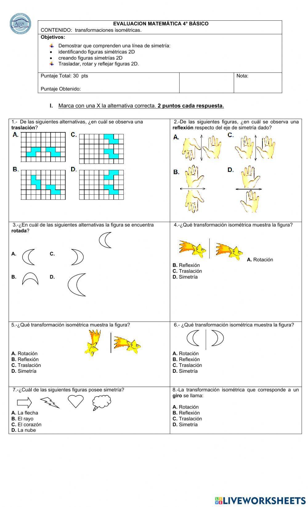 Transformaciones isometricas
