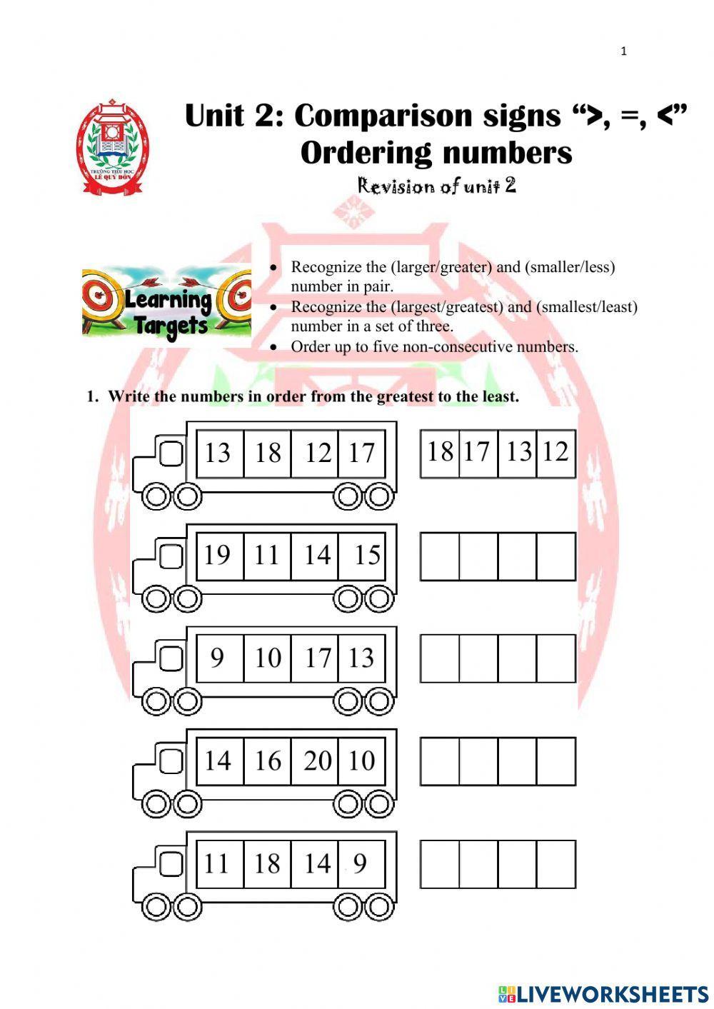 Math 2 U2L3-Revision of unit 2