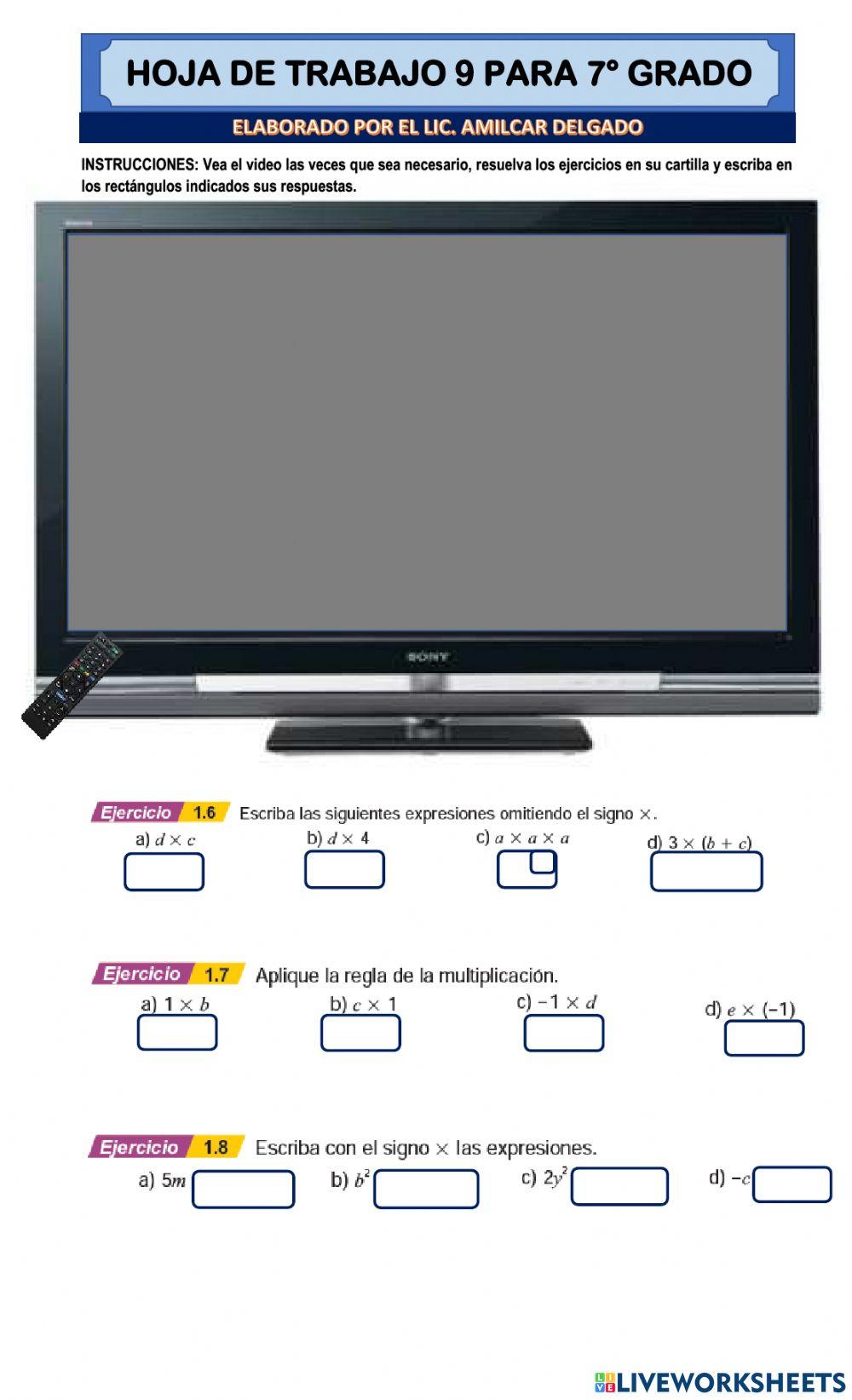 Reglas Convencionales Acerca de Expresiones Algebraicas