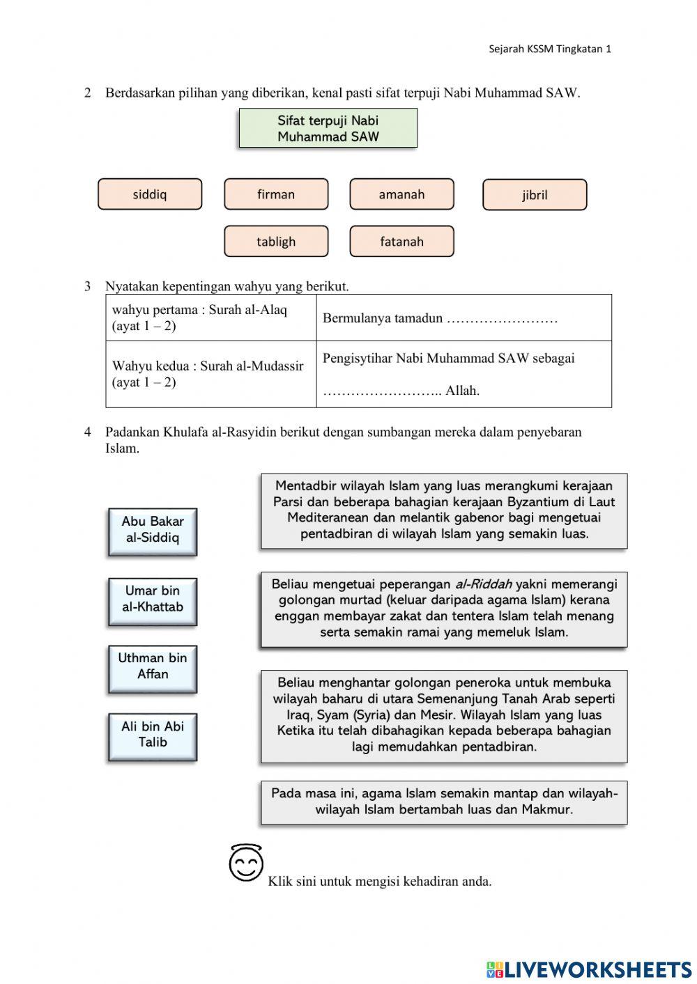 8.2 Kemunculan dan Perkembangan Tamadun Islam