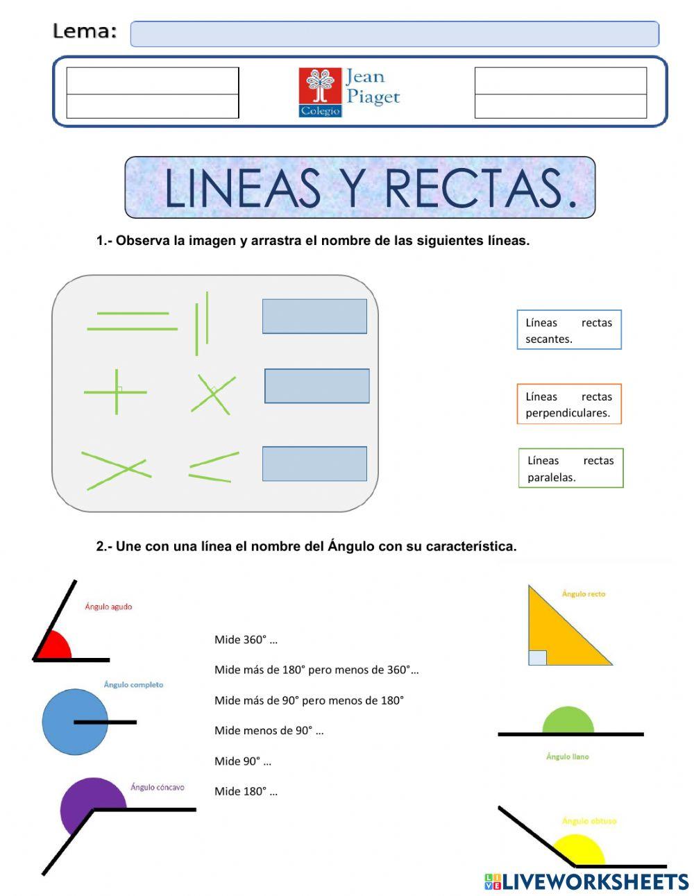 Líneas y Ángulos