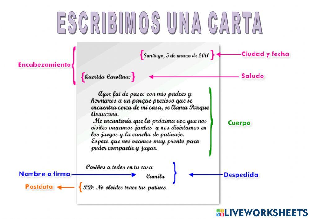 Escribimos una carta