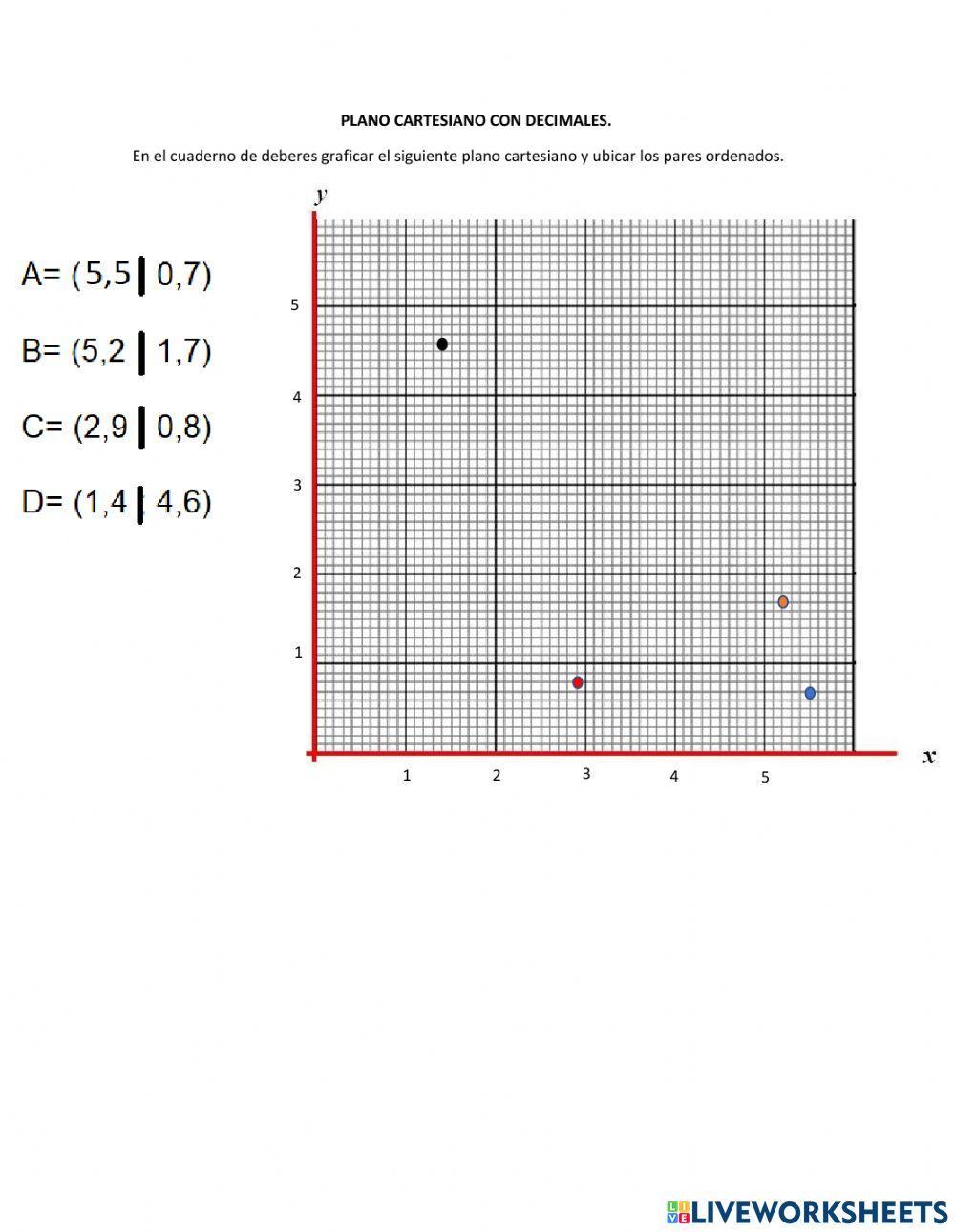 Plano cartesiano-decimales