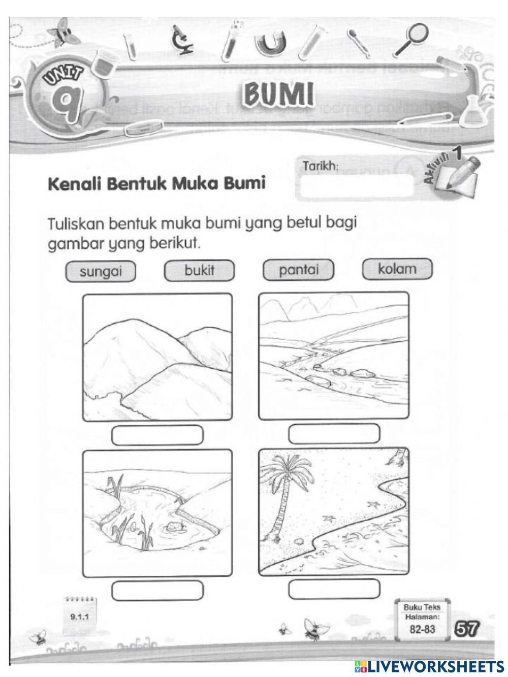 Kenali bentuk muka bumi