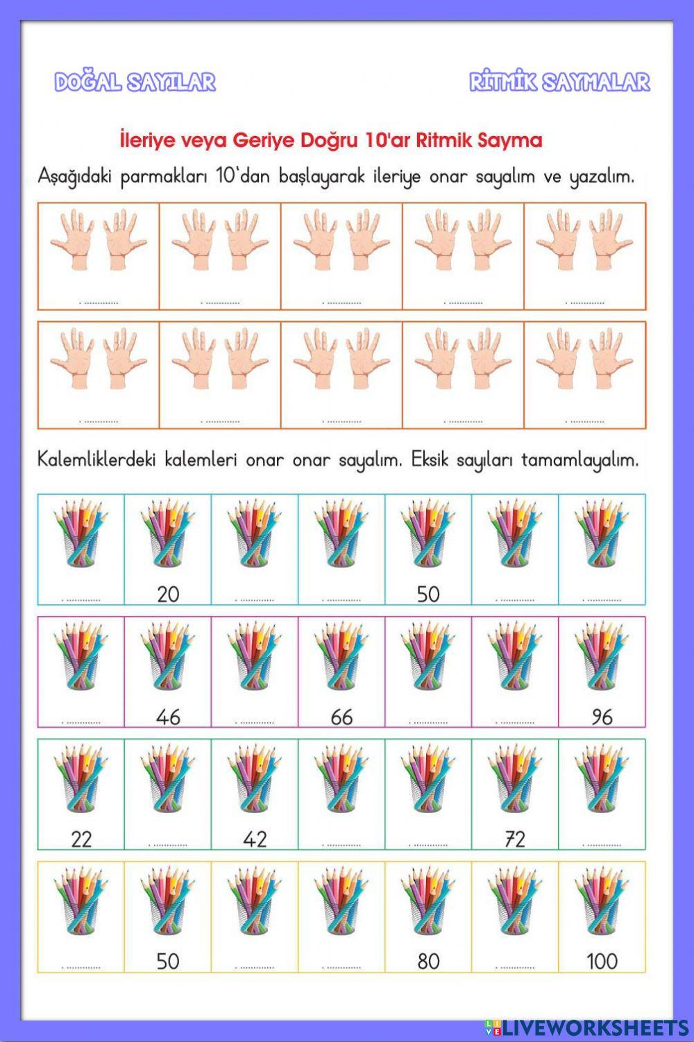 Onar Ritmik Saymalar-1