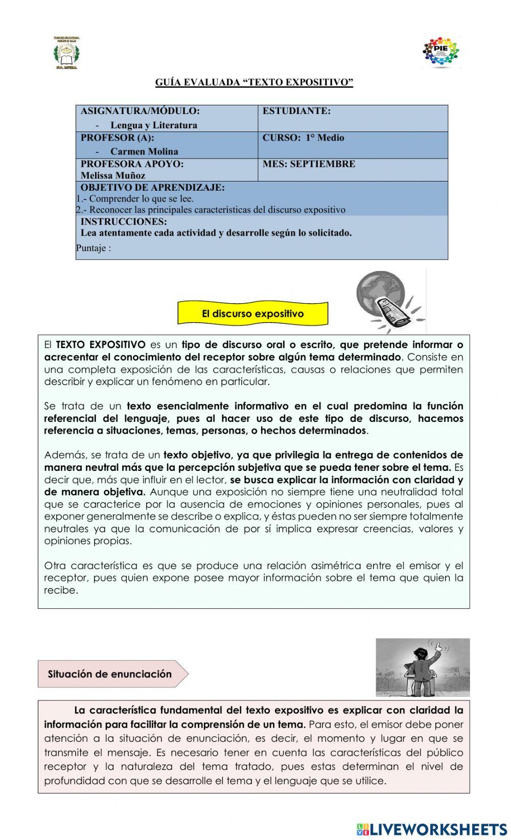 Texto expositivo primero conguillio