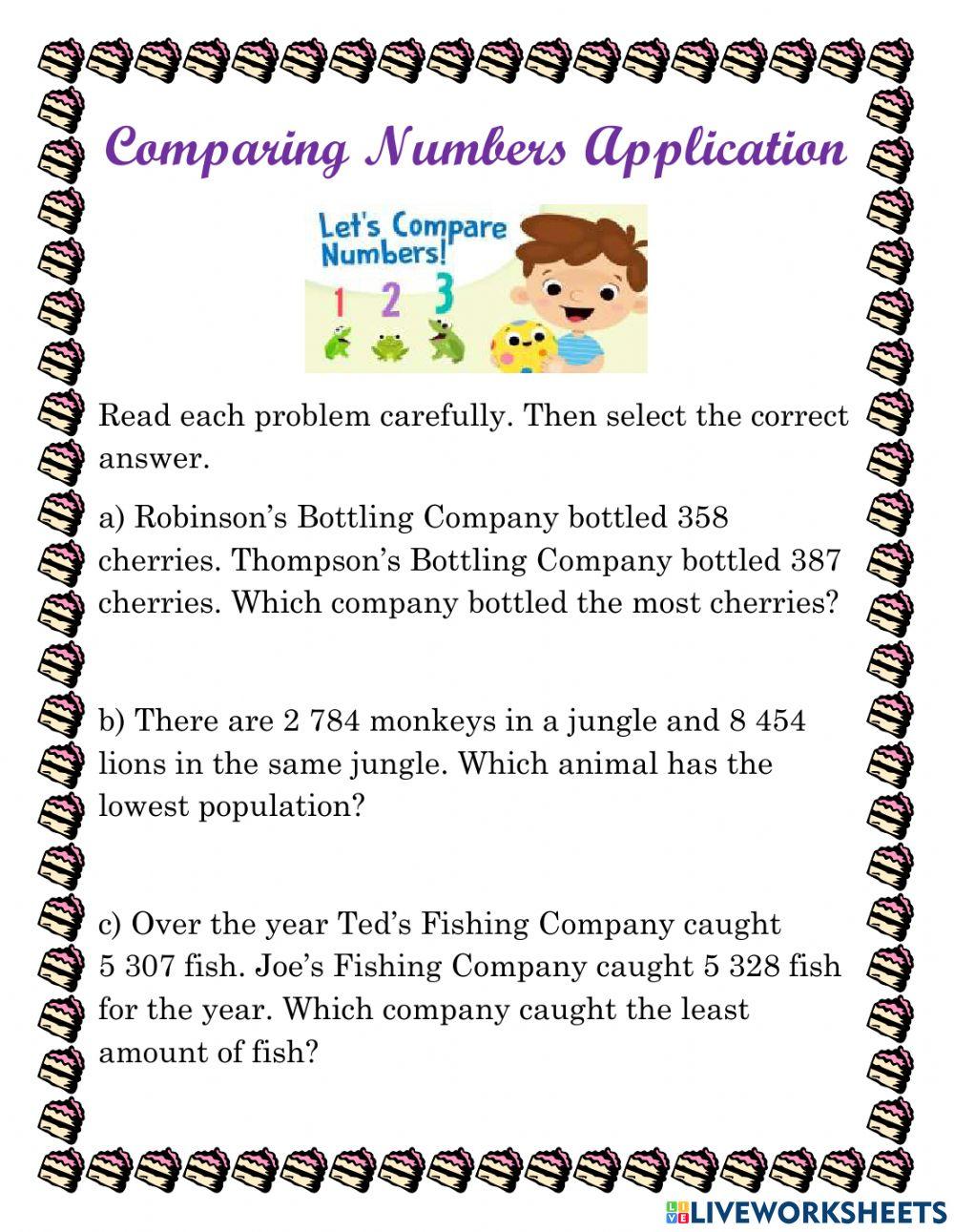 1457214 comparing numbers word problems christal