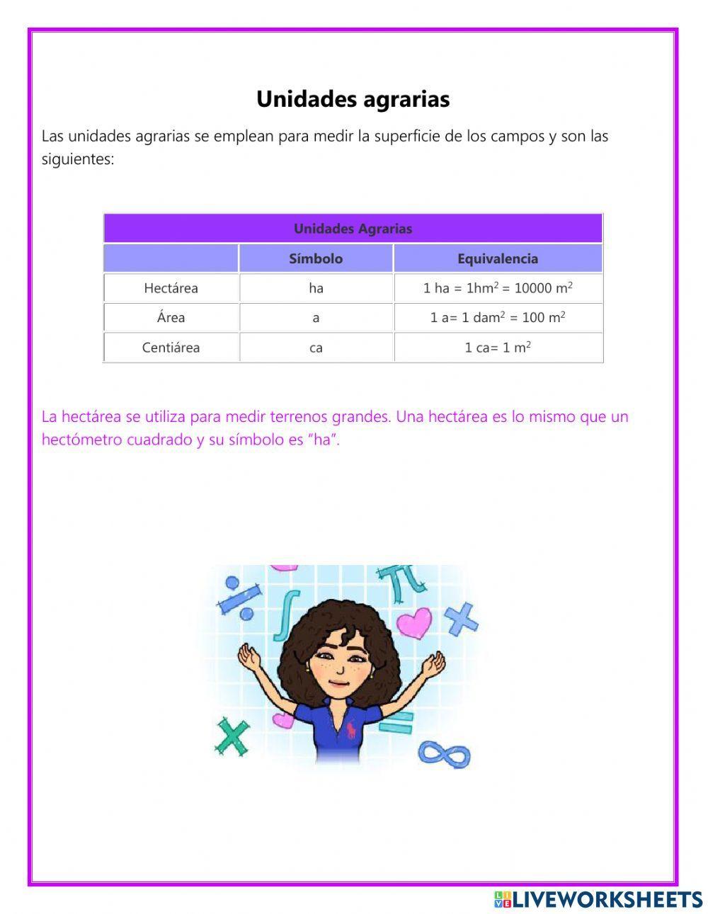 Unidades agrarias Unidades agrarias