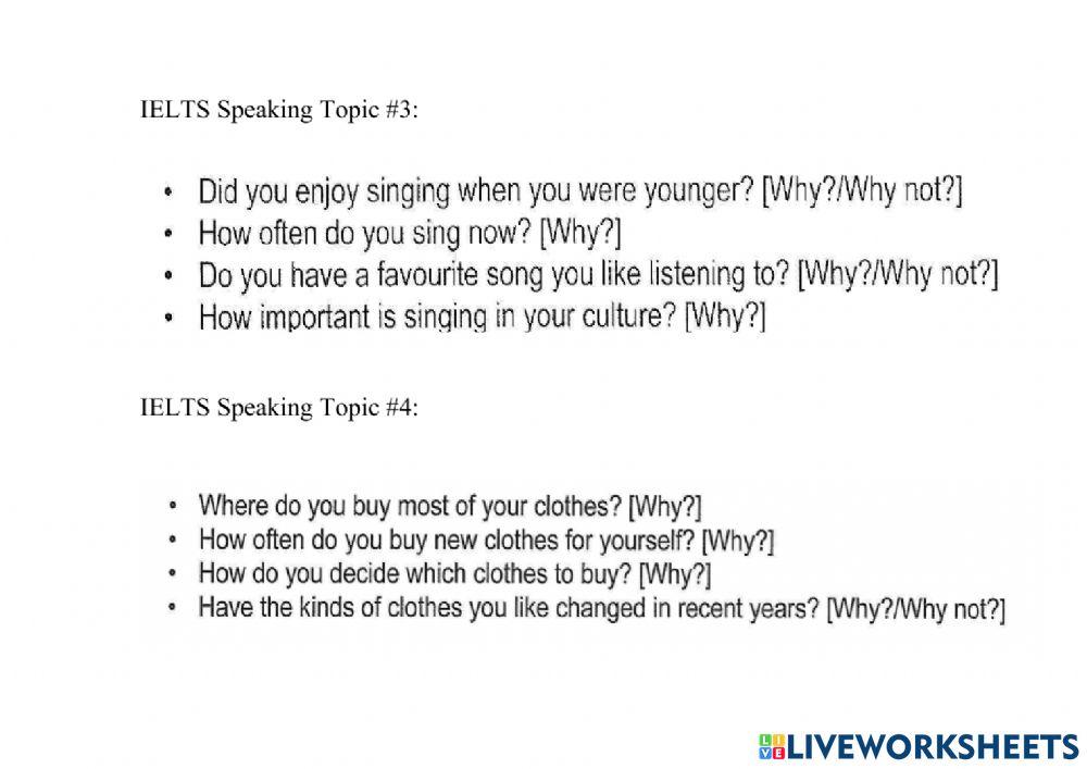IELTS Speaking topic-2