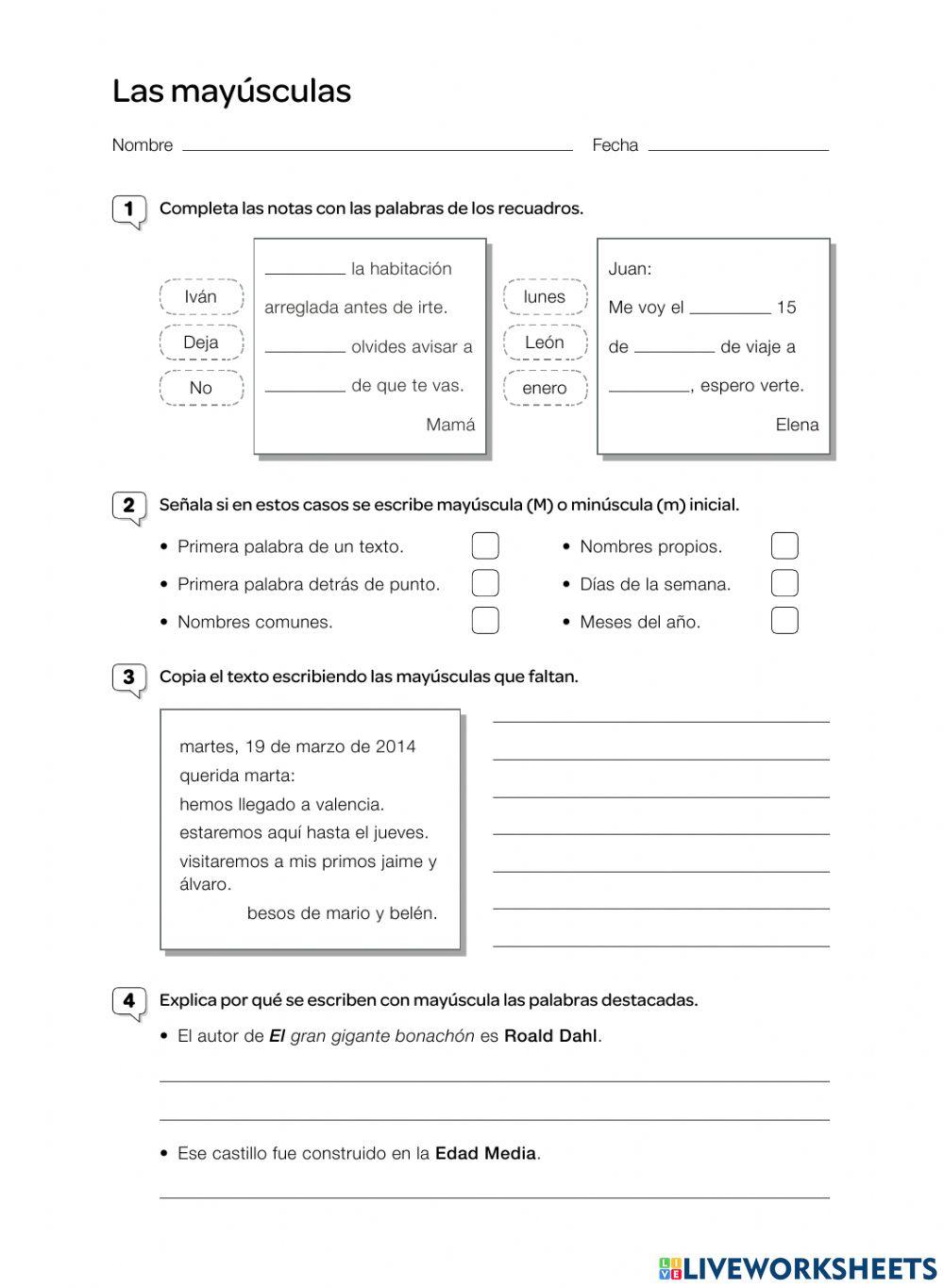Las Mayúsculas Las Mayúsculas
