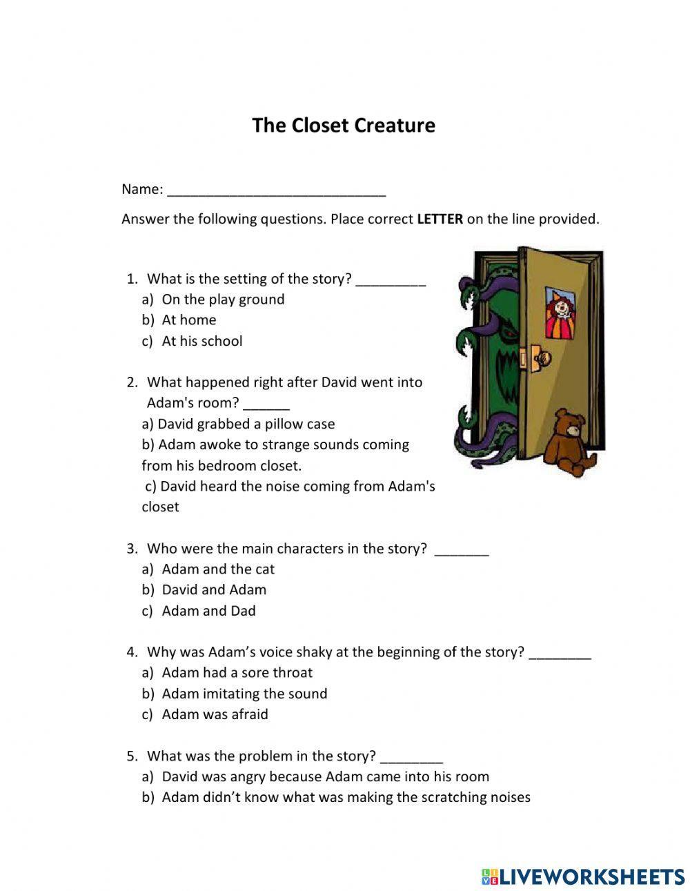Story Elements-Sequence worksheet | Live Worksheets