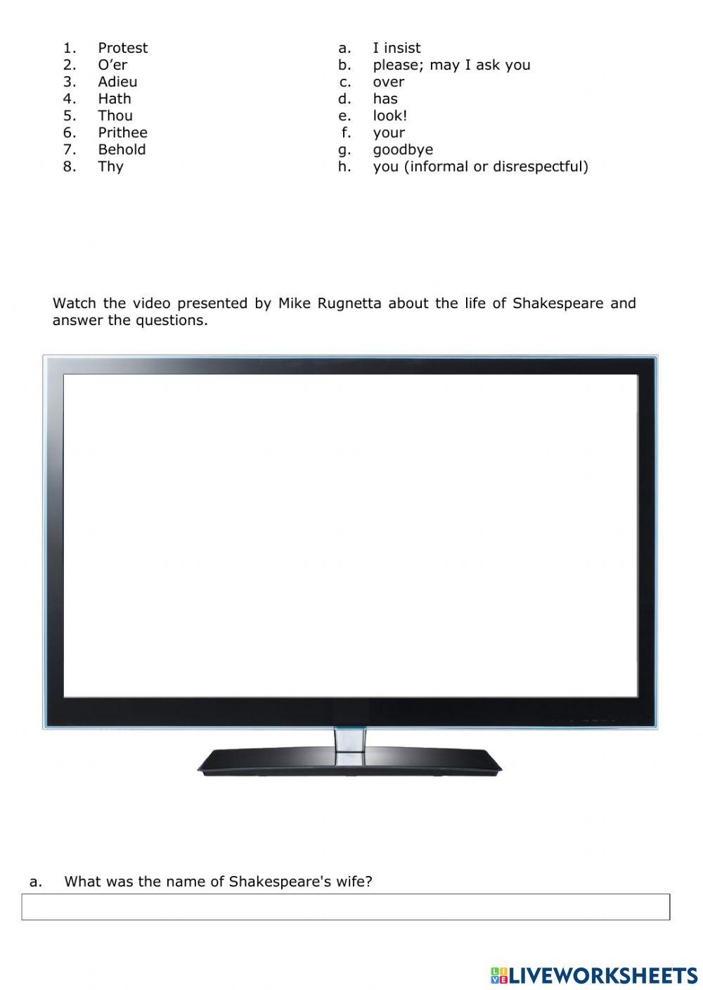 Who is William Shakespeare?