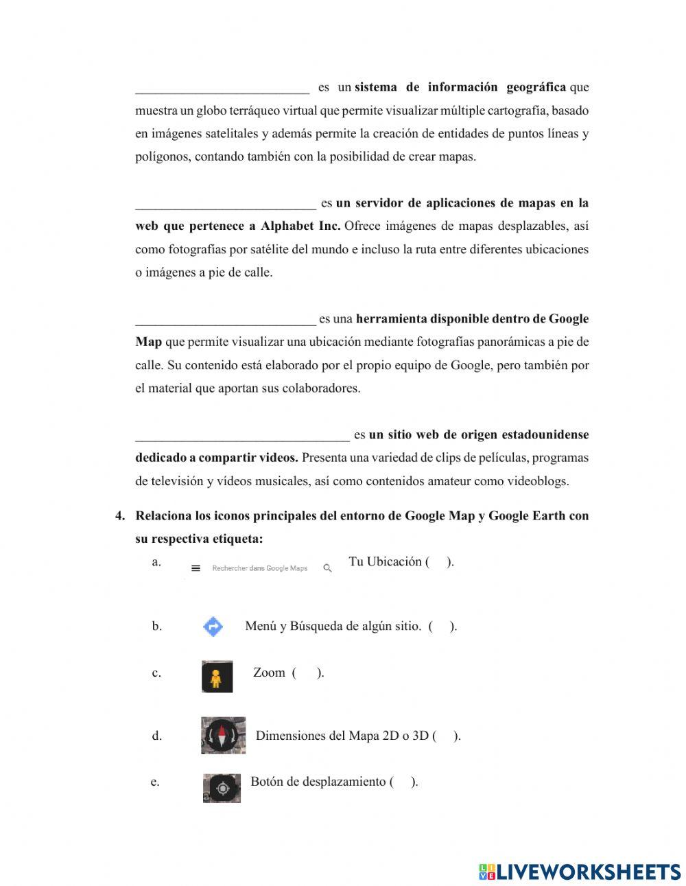 Google map y google earth