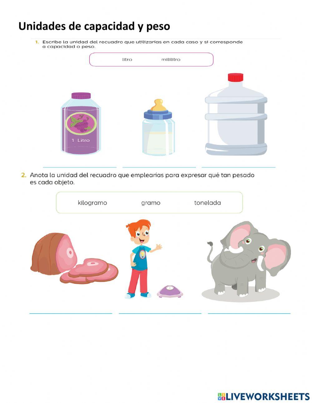 Trayectorias, capacidad y peso